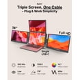 thumbnail image 2 of Extensor de monitor portátil triple Aura Displays Triple Boost, 2 of 9