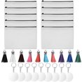 thumbnail image 4 of 1 juego de bolsas de lona para manualidades, estuches para lápices, bolsas de maquillaje en blanco para sublimación, bolsas de transferencia de calor, 4 of 6