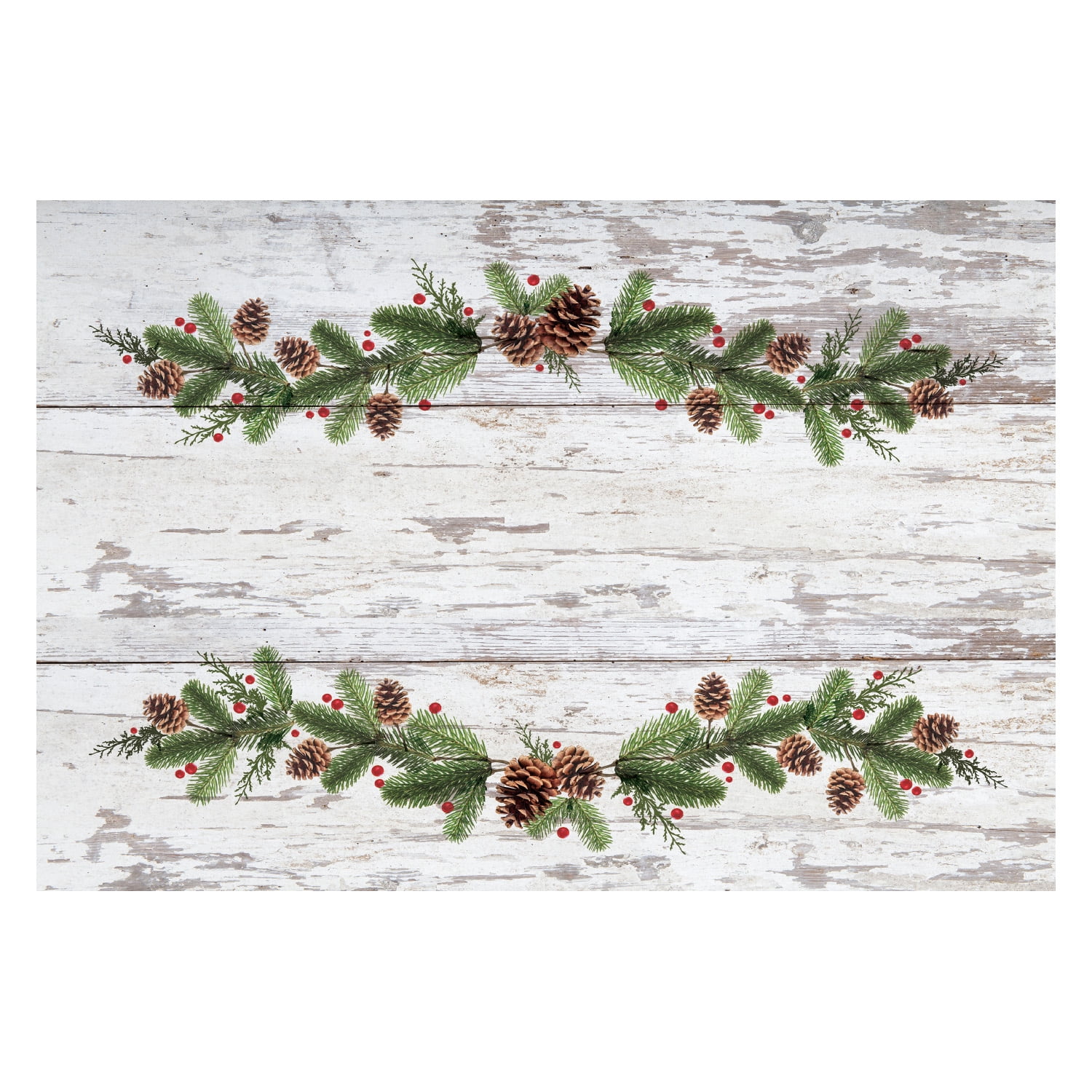 Christmas Pine Personalized Doormat
