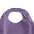 thumbnail image 4 of Babero de Tela de Lavable para Adultos para Mujeres, Hombres, Ancianos, Protege Contra Derrames Durante Las Comidas O Proyectos Desordenados Púrpura Macarena Babero de tela de felpa adulto, 4 of 7