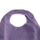 thumbnail image 4 of Babero para adultos, tela de felpa, impermeable, para adultos, ancianos, pacientes, babero, delantal, broche Púrpura, 4 of 7