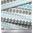 thumbnail image 2 of Soimoi Cotton Duck Fabric Aztec Geometric Print Fabric by Yard 42 Inch Wide, 2 of 3
