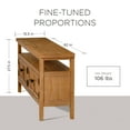 thumbnail image 4 of Maven Lane Turner Unité de Support en Bois en Finition Naturelle Vieillie, 4 of 5
