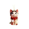 thumbnail image 4 of Llavero colgante de acrílico | Adorno de gatitos rosas en 2D para espejo retrovisor del coche, mochila o decoración del hogar, 4 of 9