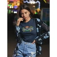 thumbnail image 2 of Cinco De Mayo Stylish Banner Shaped T-Shirt Women -Image by Shutterstock, Female Large, 2 of 4