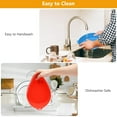 thumbnail image 6 of AOWOO 3 Pack Air Fryer Silicone Liners Pot for 3 to 5 QT, Air Fryer Silicone Basket Bowl, Replacement of Flammable Parchment Paper, Reusable Baking Tray Oven Accessories (Top 7.5in, Bottom 6.8in), 6 of 6
