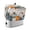 Orange Blue, variant on Orange Checkered Toaster Cover 4 Slice, Thanksgiving Fall Buffalo Plaid Rustic Dustproof Bakeware Oven Protector with Top Hook, Waterproof Small Kitchen Appliance Toasters Dust Cover, 12"x11"x8"