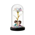 thumbnail image 2 of PEONAVET Romantic Glass Rose Wedding Decoration Home Furnishing Holiday Gifts, 2 of 7