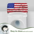 thumbnail image 4 of ZIATUBLE American Flag Toilet Tank Top Cover Dustproof Toilet Tank Cover Protector Toilet Tank Lid Covers for Bathroom with Elastic Edges Toilet Tank Lids for 4th of July Decoration, 4 of 5