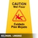 thumbnail image 3 of VEVOR 12 Pack Precaución Señal de piso mojado 25 pulgadas Amarillo Señal de piso mojado Conos de piso mojado de doble cara Tablero de plástico bilingüe plegable para interiores y exteriores, 3 of 8