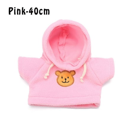 

30/40/50cm Doll Supplies Home Decoration Birthday Gifts Animal Dolls Overalls Sweater Dolls Accessories Hoodie Kids Toys Plush Toy Clothes PINK 40CM