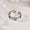 NJ468, variant on Fashion Womens Ring: Retro Twine Cross Connect Design, Electroplated Geometric Copper Ring, Must-Have Jewelry Accessory