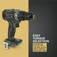 thumbnail image 5 of Klutch 1/2in. Drill/Driver, KLiQ 20V, 440 In./Lbs. Breakaway Torque, Brushless, Cordless, Bare Tool, 5 of 9