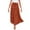 Orange, variant on BJUTIR Skirts For Women ’S Elastic High Waist Boho Maxi Skirt Ruffle A Line Swing Long Skirts