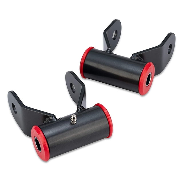 1 Pair Rear Lowering Shackles with Screws Heavy-duty Sturdy Leaf Spring Hanger Car Accessories Replacement for Ram 1500