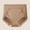 Coffee, variant on Women's Seamless Stretch Briefs Silk Regular Lightweight Breathable Comfortable High Waisted Panties