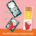 thumbnail image 4 of Big Dot of Happiness Cat Christmas Gift Card Holders with Envelopes, Pets Holiday Cash Money Holders and Gift Card Sleeves, Assorted Holiday Nifty Gifty Pack, Set of 8, 4 of 8