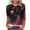 Red#christmas holiday outfits plus size women, variant on Lcziwo Womens 3/4 Sleeve Shirts Xmas Holiday Crew Neck Tees Christmas Tree Print Elegant Tops Fall Fashion Casual Trendy Blouses Red,L