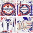 thumbnail image 6 of Baseball Party Supplies - Baseball Tableware Kit Including Plates, Cups, Napkins, Spoons, Knives, Forks, Tablecloth, Banner, Sports Party Pack for Kids, Baseball Fans Birthday Decor, Serves 20, 6 of 7