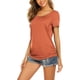 thumbnail image 3 of Ekouaer Women's Nursing Tops for Breastfeeding 3 Pack Maternity Shirts Double Layer Pregnancy Clothes Postpartum Tee Shirt, 3 of 4