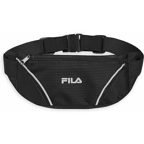 FILA Accessories Waist Pack - Running Belt Fanny Pack | Adventurer Adjustable Sports Pouch Phone Holder for Women & Men | Running, Walking, Cycling, Exercise & Fitness