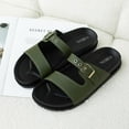 thumbnail image 6 of Roxoni Women's Open Toe Adjustable Strap Slide Sandals - Comfortable Slip-Ons with Padded Insole, 6 of 8