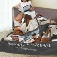 thumbnail image 6 of Couple Gifts Personalised Blankets For Birthday Personalised Photo Gifts For Girlfriend Her Him Anniversary Christmas 76×100cm, 6 of 6