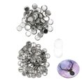 thumbnail image 1 of Juego de 100 piezas de insignias de botones en blanco, forma redonda, prevención de óxido, fácil impresión, kit de insignias para máquina para hacer botones, 25 mm/1,0 pulgadas, 1 of 8