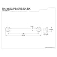 thumbnail image 2 of Kingston Brass Vintage 18" Towel Bar, 2 of 2