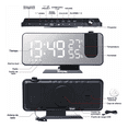 thumbnail image 3 of Reloj  Bloosom Despertador Led Con Radio y Proyector, Pantalla Grande Negro, 3 of 4