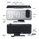 thumbnail image 3 of Reloj  Bloosom Despertador Led Con Radio y Proyector, Pantalla Grande Negro, 3 of 4
