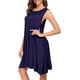 thumbnail image 2 of Vestido informal sin mangas de verano para mujer, vestidos sueltos para cubrir la playa, vestido sin mangas Adepaton WMZL-935-24, 2 of 7