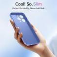thumbnail image 2 of OriginalFit Slim Case for iPhone 13 Pro 6.1'', Ultra Thin Sturdy Protective Phone Case with Full Camera Protection & Anti-Scratch & No Fingerprint Hard Matte Back Cover, Silky-Touch, LightBlue, 2 of 13