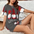 thumbnail image 6 of Womens Pajama Sets With Pocket, Chillin with My Gonme Lounge Sets Short Sleeve Sleepwear PJ Sets for Women, 6 of 6