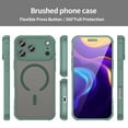 thumbnail image 4 of for iPhone 17 Pro Max Case Magnetic Phone Case Compatible with MagSafe, Soft TPU Bumper Hard Translucent Matte Back Slim Fit Shockproof Protective Case Cover for Men Women Girls - Green, 4 of 8