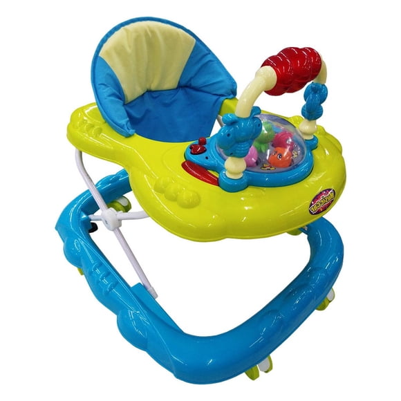 Andadera Babytek Mounstro Amarillo Azul