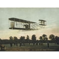 thumbnail image 2 of Art.com Beautiful Shot of Wilbur Wright Making a Demonstration Flight at Auvours Photographic Print, 24" x 18", 2 of 4