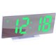 thumbnail image 4 of Cateissary Reloj Despertador de acrílico/espejo, Reloj Digital LED, Control de voz, tiempo de repetición, pantalla de temperatura, modo nocturno, Reloj Decoración del hogar No.04 Cateissary JJ25294-04B, 4 of 6