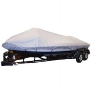 Dallas Manufactuin Co. Smi-Custom Boat Cov - V-Hull O/B - 18'L, 96"W