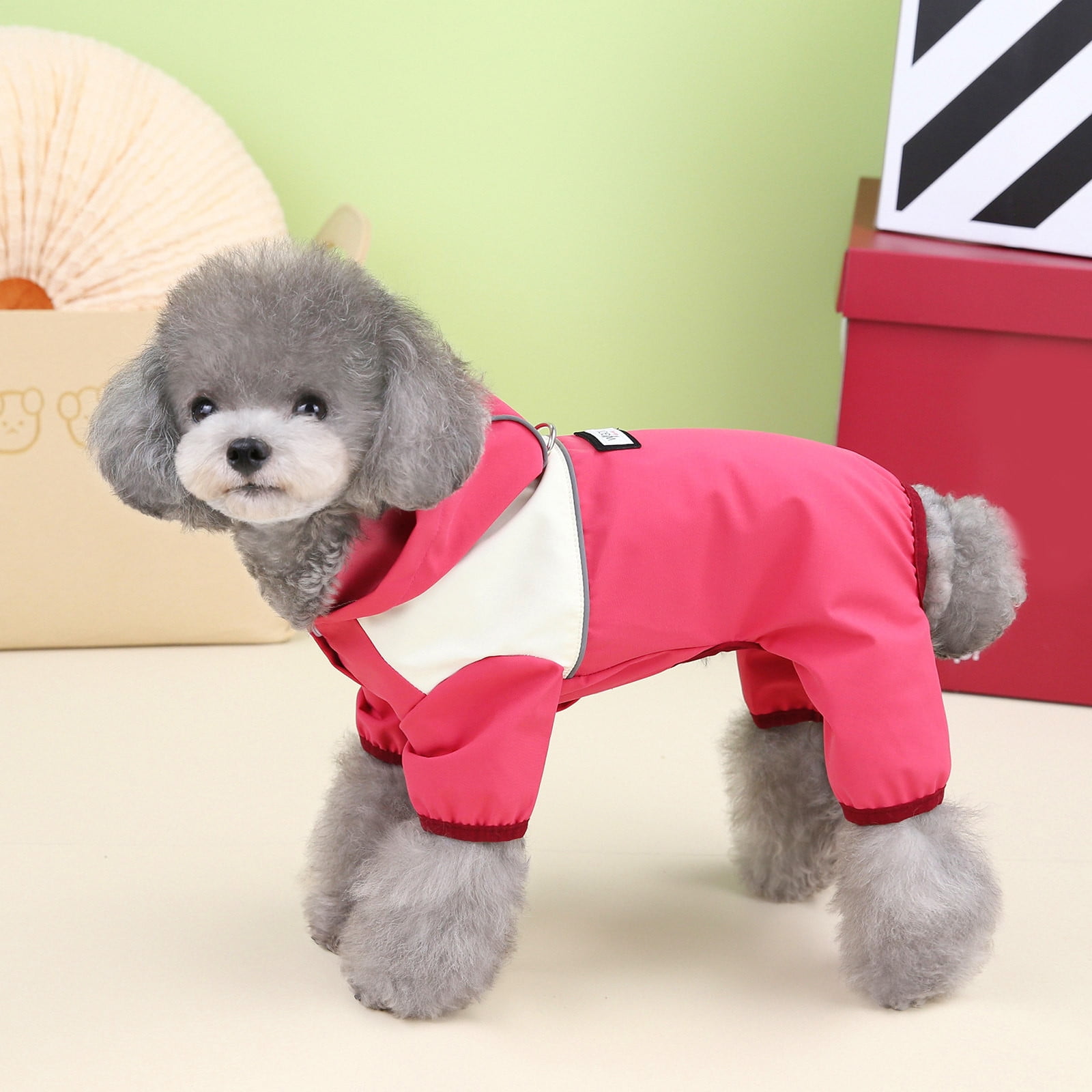 Dog waterproof coat with hood best sale