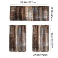 thumbnail image 2 of Iumwxz Nylon Semi Sheer Kitchen Curtains 3 Piece Set, Modern Solid Color Window Valance for Living Room Bedroom Dining Area, Light Filtering and Heat Insulating, 53.94x17.72in and 27.56x39.37in, 2 of 7