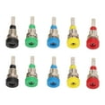 thumbnail image 1 of Prise Banana, 2mm 10A Maximum Laiton Stable PA Shell Coffre-Fort Panneau Fixation Post pour l'Électronique, 1 of 8