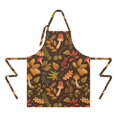 thumbnail image 2 of Autumn Leaves and Fall Mushrooms Pattern Apron-Garden Aprons for Women with Pockets-Cotton Linen Waterproof Kitchen Cooking Gardening Aprons Adjustable for Kitchen,Cooking,BBQ and Salon 33"x27", 2 of 7