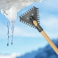 thumbnail image 4 of Phenofice Ice Tool Ice Shovel Saw Tooth Design Black 1Pcs Car Maintenance, 4 of 8