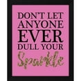 thumbnail image 2 of Victoria Brown 15x18 Black Modern Wood Framed Wall Art Titled - Sparkle Pink, 2 of 6