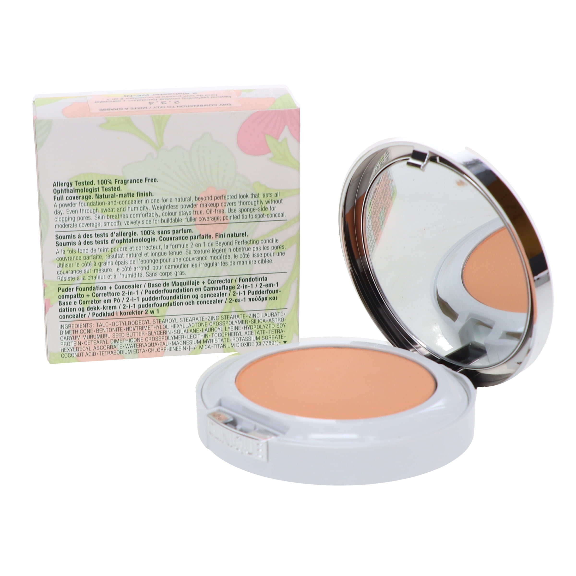 CLINIQUE Beyond Perfecting Powder Foundation + Concealer 02 Alabaster 0.51 oz