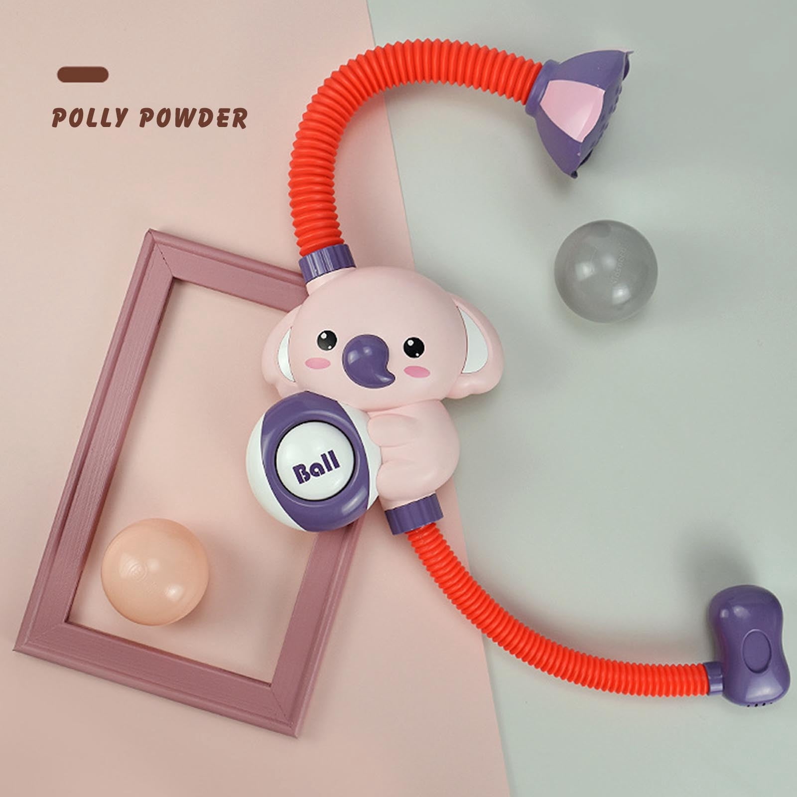 B Children Bathing Toy Faucet Water Game Sprayer With 360° Rotation And Suction Cup Cute Sunflower Shape For Shower Time Baby