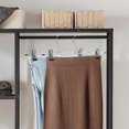 thumbnail image 5 of Perchas para faldas con pinzas ajustables antideslizantes para pantalones, de metal, ahorradoras de espacio para abrigos, prendas y vaqueros, para niños y adultos (paquete de 20), 5 of 5