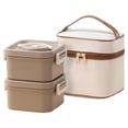 thumbnail image 2 of 316 Stainless Steel Lunch Box Insulated Multi Layer Square Bento Box 23.7oz 700ML Capacity Portable Food Container with Thermal Bag Spoon and Chopsticks for Work Use, 2 of 6