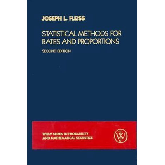 Pre-Owned Statistical Methods for Rates and Proportions (Wiley Series in Probability and Statistics) (Hardcover) 0471064289 9780471064282